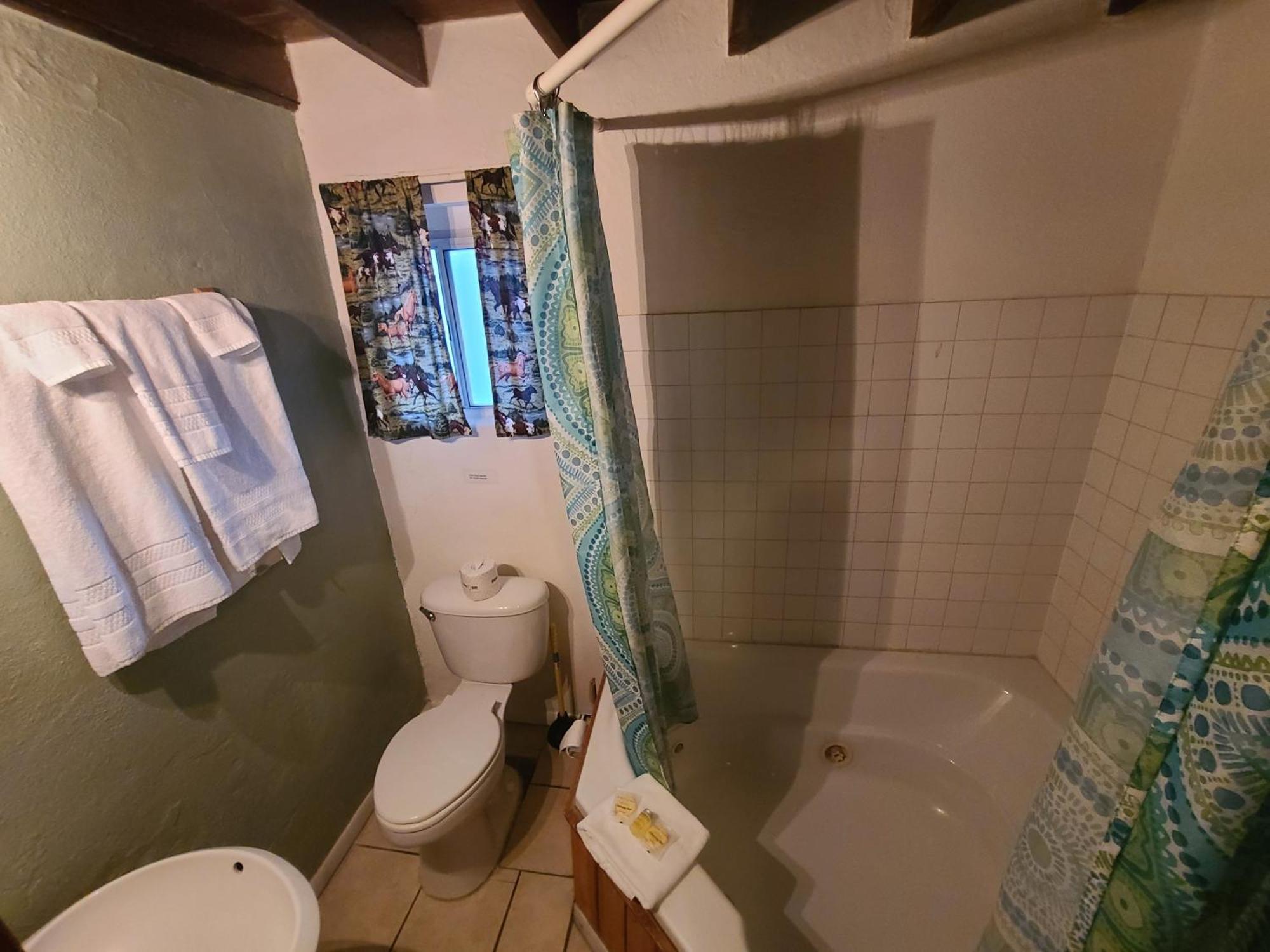 Sagebrush Inn Tombstone Cameră foto Bathroom in a typical hotel room